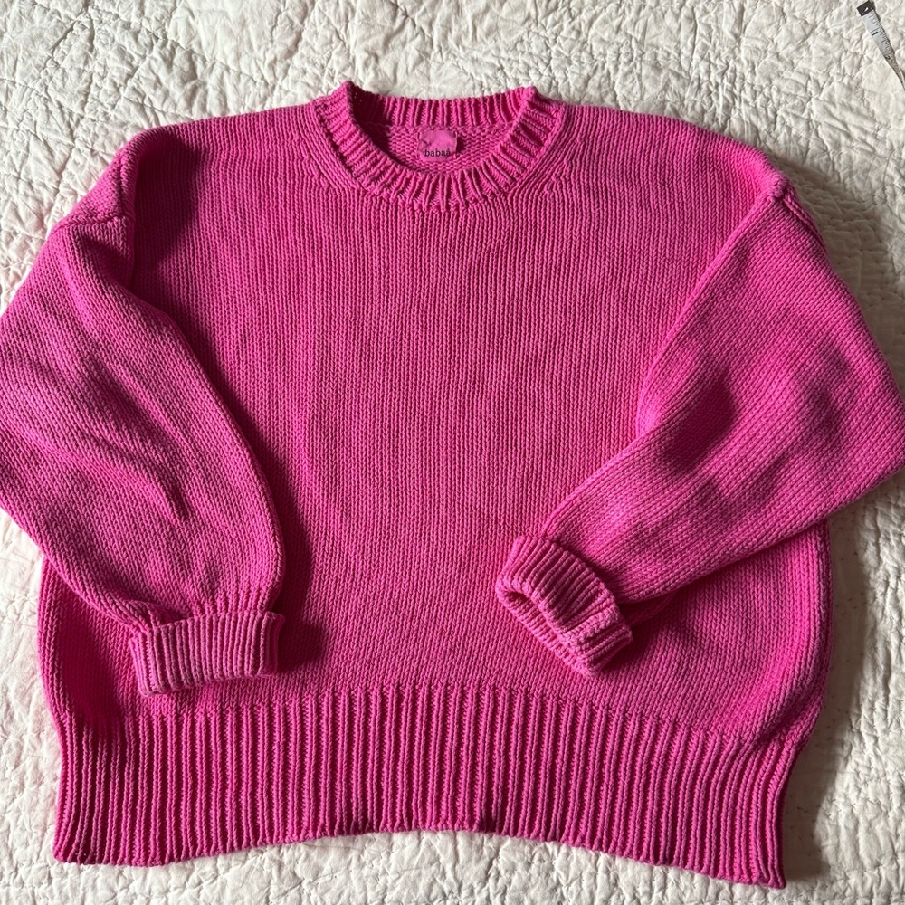 Babaa No 16 Pullover in Hibiscus